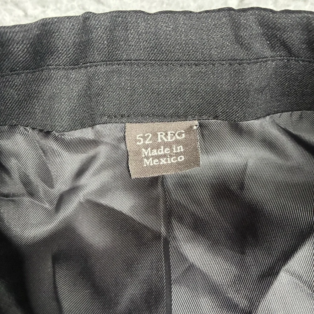 Oak Hill Sport‎ Coat Men's 52R Black 2 Button Marzotto Italian Fabric Blazer